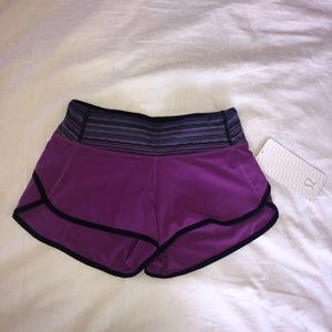 lululemon speed short SIZE 2